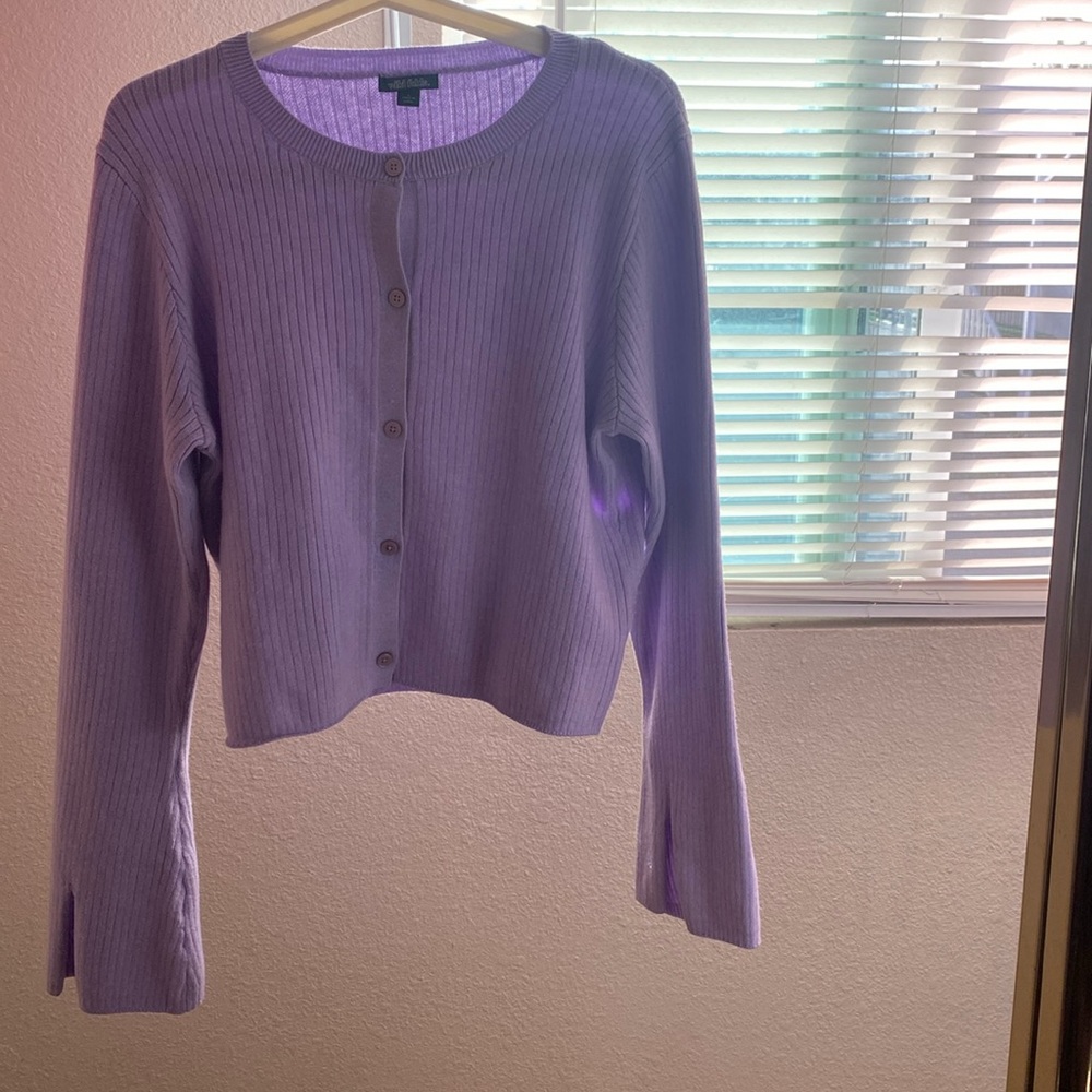 flare purple top